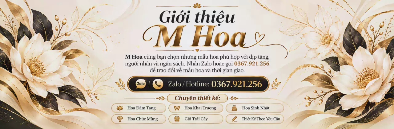 Ảnh bìa Shop hoa tươi Phường Quy Nhơn Bắc Gia Lai - Hoa tươi cho từng lời chúc